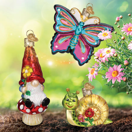 Garden Themed Ornaments