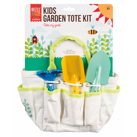 Beetle & Bee Kids Garden Tote Kit