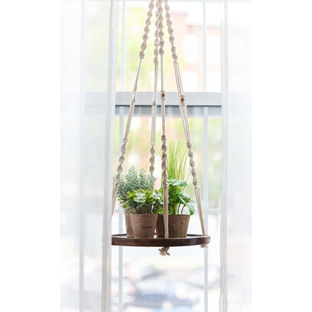 36-in. Wooden Shelf Hanger
