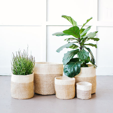 Smoke Checker Sisal Basket