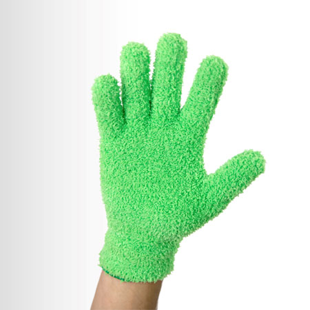 Microfibre Leaf Shining Gloves