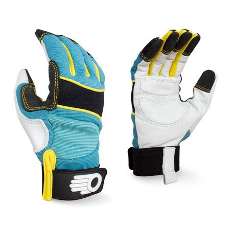 Goatskin Leather Palm Performance Work Gloves