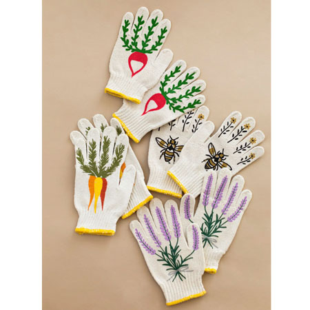 Screen-printed Gardening Gloves