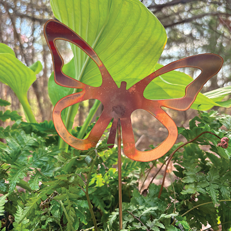 Copper Garden Stakes