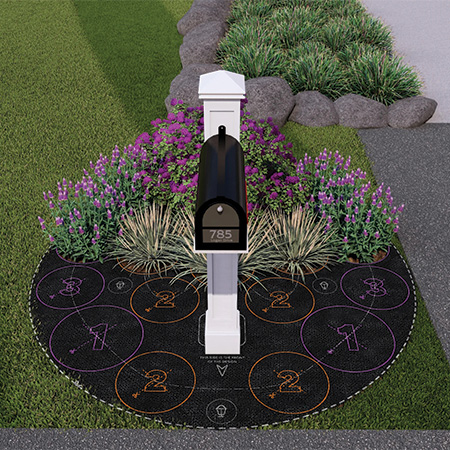 Mailbox Design Garden Map