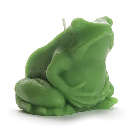 Beeswax Frog Candle